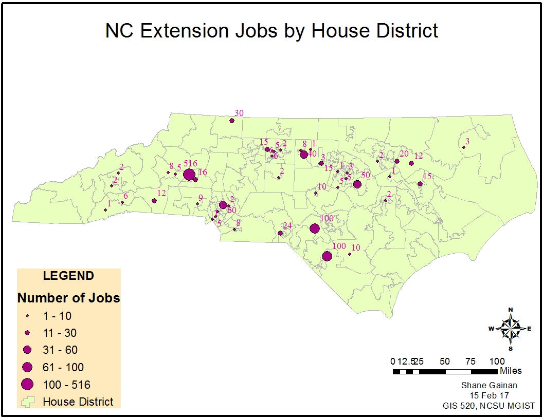 NC Extension Jobs by House District